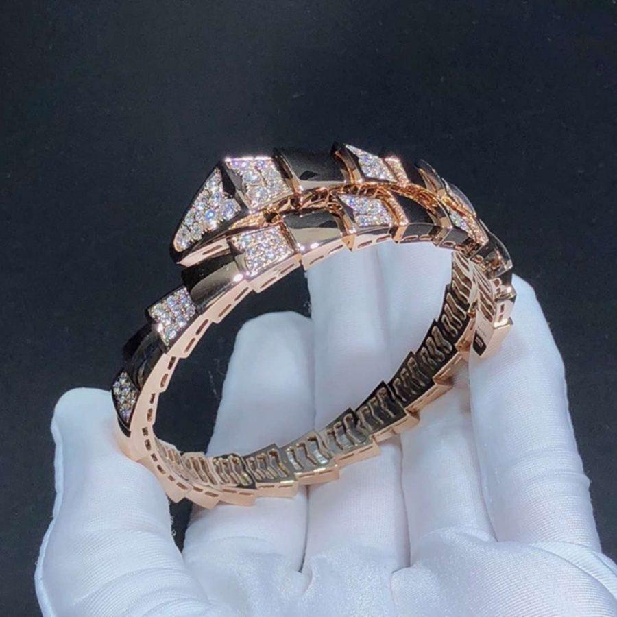 [⭐Corinne]SERPENTI BRACELET PINK GOLD DIAMOND