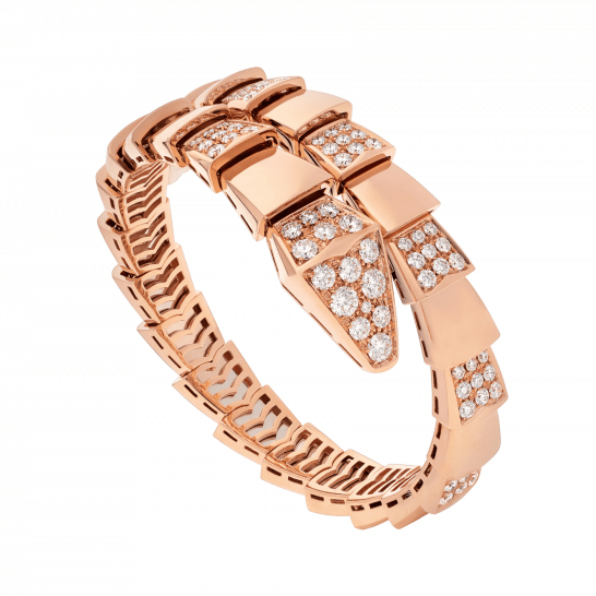 [⭐Corinne]SERPENTI BRACELET PINK GOLD DIAMOND