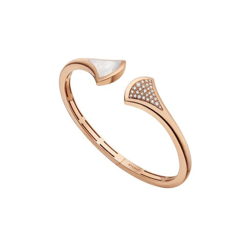 [⭐Corinne]DREAM BRACELET OPEN PINK GOLD MOP DIAMOND