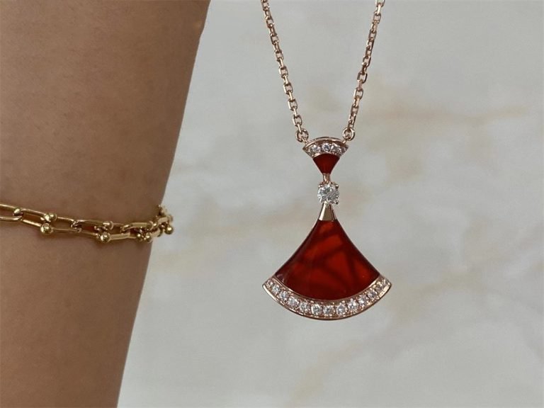 [⭐Corinne]DREAM NECKLACE CARNELIAN DIAMOND
