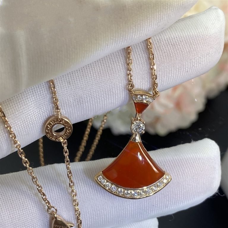 [⭐Corinne]DREAM NECKLACE CARNELIAN DIAMOND