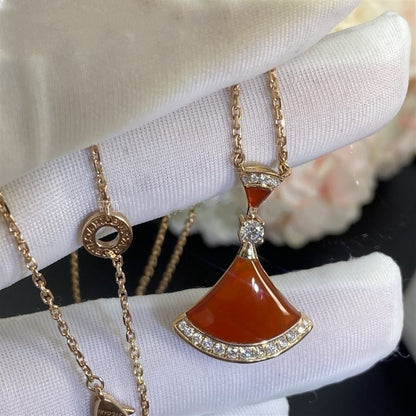 [⭐Corinne]DREAM NECKLACE CARNELIAN DIAMOND