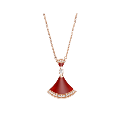 [⭐Corinne]DREAM NECKLACE CARNELIAN DIAMOND