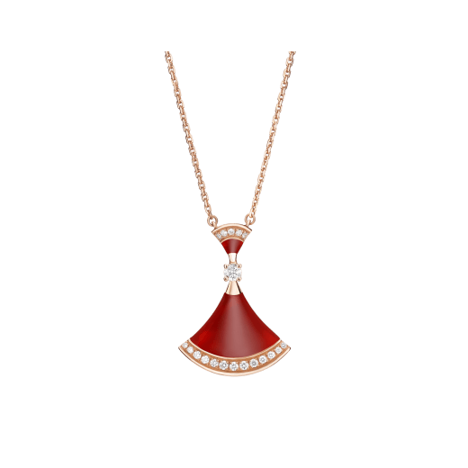 [⭐Corinne]DREAM NECKLACE CARNELIAN DIAMOND