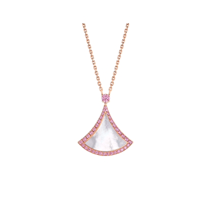 [⭐Corinne]DREAM NECKLACE MOP DIAMOND PINK