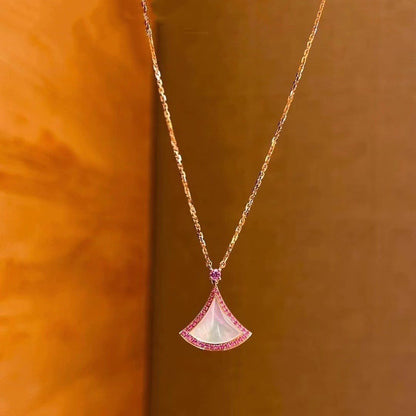 [⭐Corinne]DREAM NECKLACE MOP DIAMOND PINK