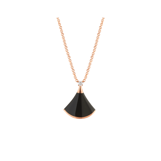 [⭐Corinne]DREAM NECKLACE ONYX 1 DIAMOND