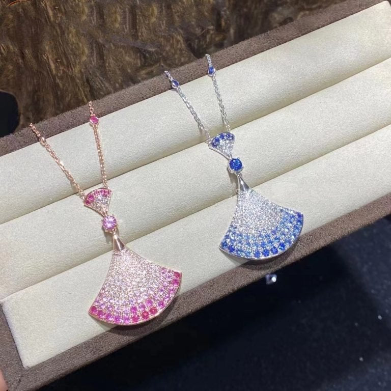 [⭐Corinne]DREAM NECKLACE AGATE SILVER DIAMOND
