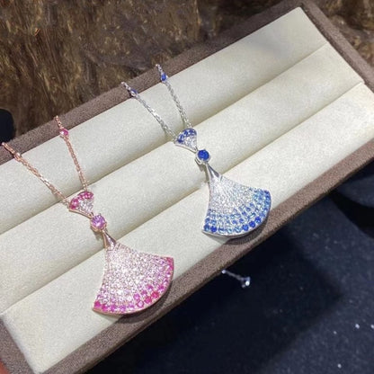 [⭐Corinne]DREAM NECKLACK DIAMOND PINK GOLD