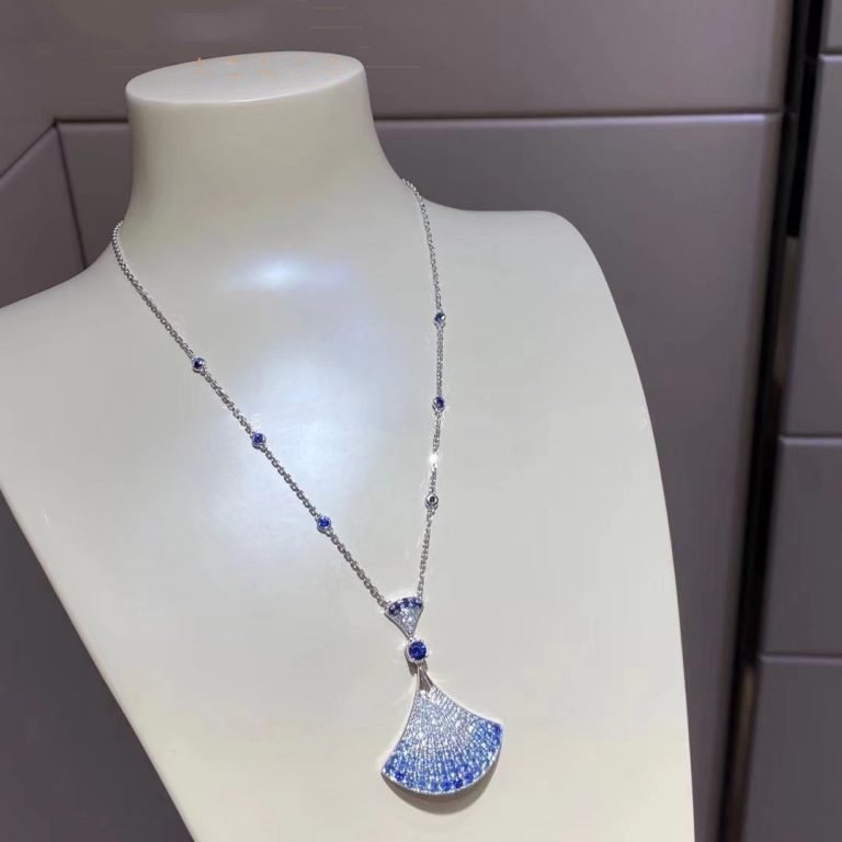 [⭐Corinne]DREAM NECKLACE AGATE SILVER DIAMOND