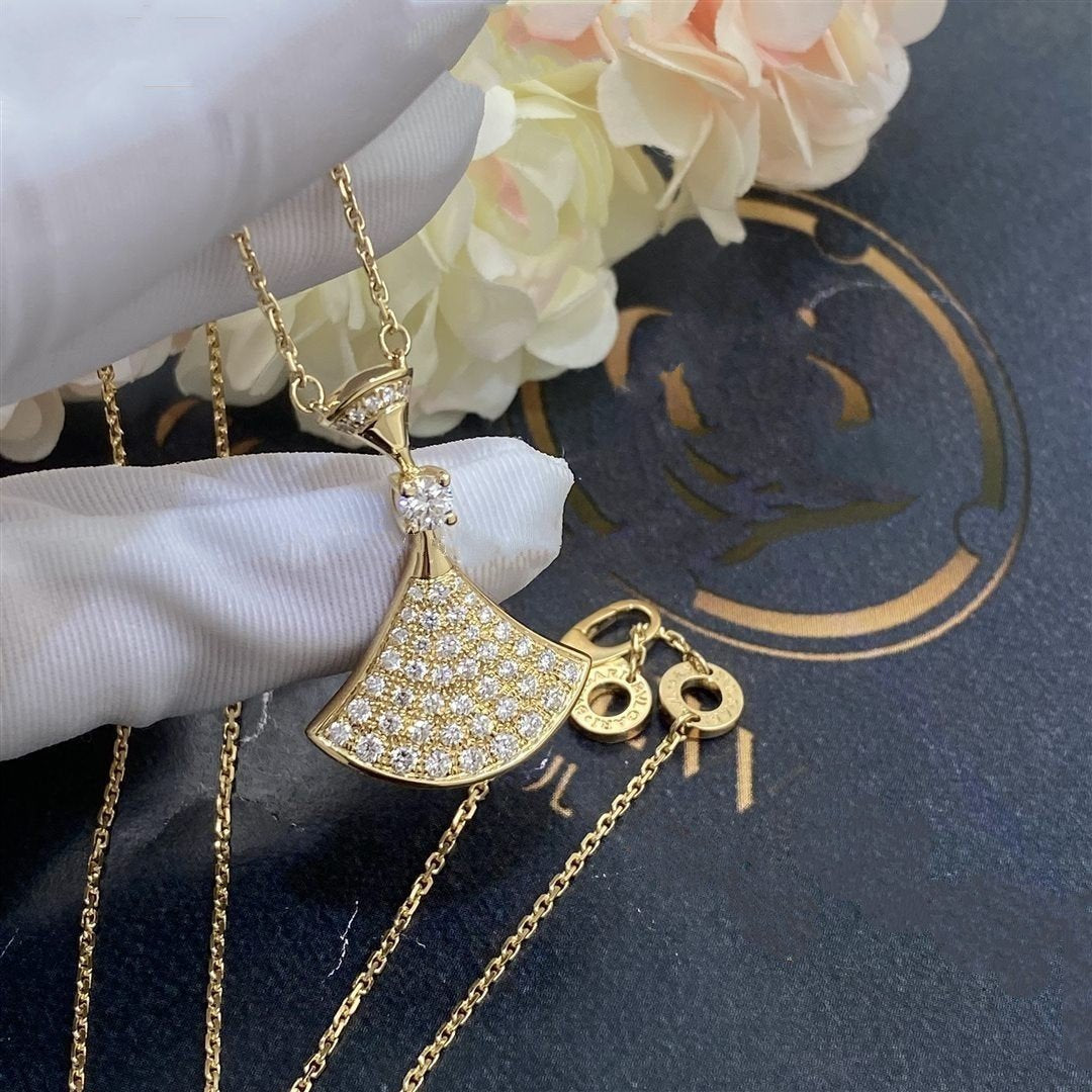 [⭐Corinne]DREAM NECKLACE GOLD FULL DIAMOND
