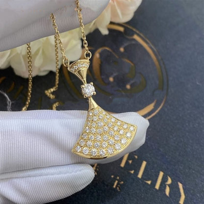 [⭐Corinne]DREAM NECKLACE GOLD FULL DIAMOND