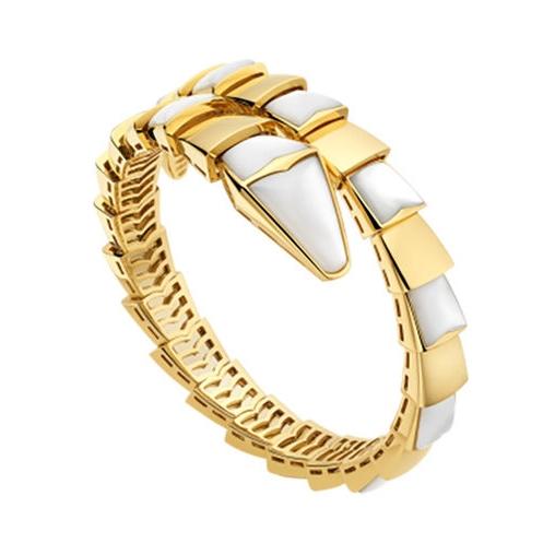 [⭐Corinne]SERPENTI BRACELET MOP GOLD