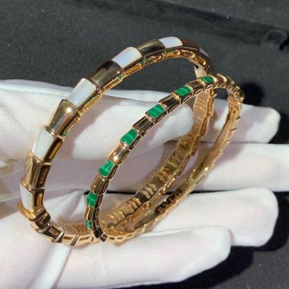 [⭐Corinne]SERPENTI BRACELET PINK GOLD MOP