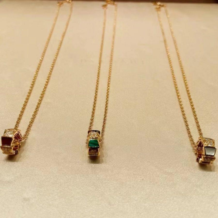 [⭐Corinne]SERPENTI PEDANT DIAMOND NECKLACE