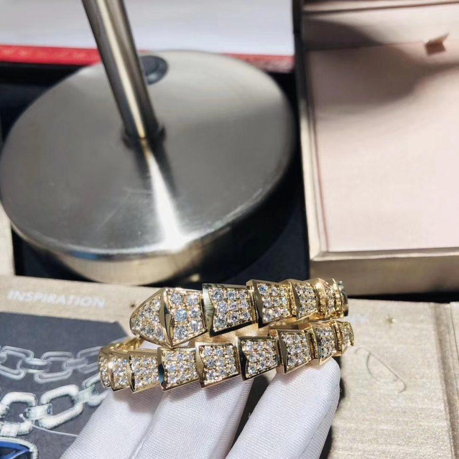 [⭐Corinne]SERPENTI BRACELET 8MM GOLD DIAMOND