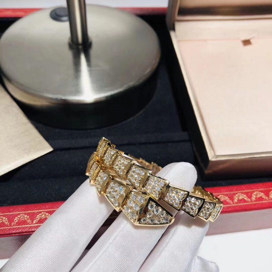 [⭐Corinne]SERPENTI BRACELET 8MM GOLD DIAMOND