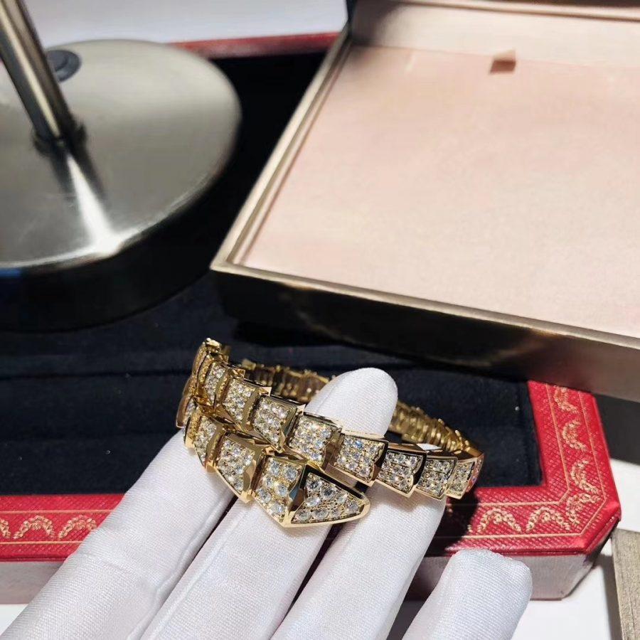 [⭐Corinne]SERPENTI BRACELET 8MM GOLD DIAMOND