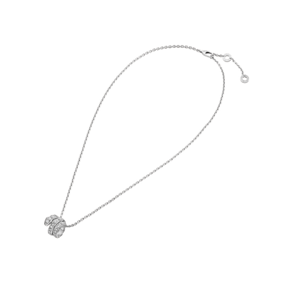 [⭐Corinne]SERPENTI  NECKLACE DOUBLE RING DIAMOND