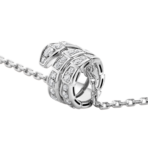 [⭐Corinne]SERPENTI  NECKLACE DOUBLE RING DIAMOND