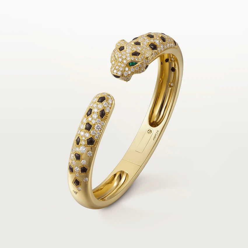 [⭐Corinne]PANTHERE BIG BRACELET DIAMONDS