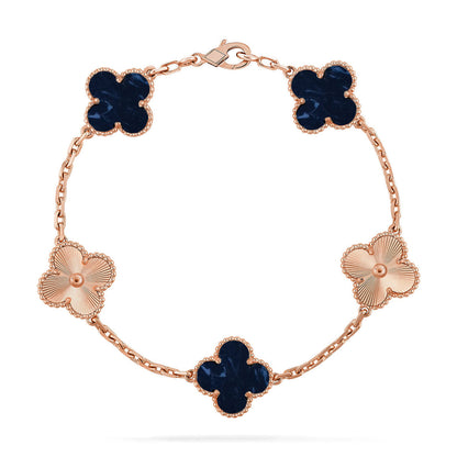 [⭐Corinne]CLOVER 5 MOTIF PIETERSITE BRACELET COLLECTION