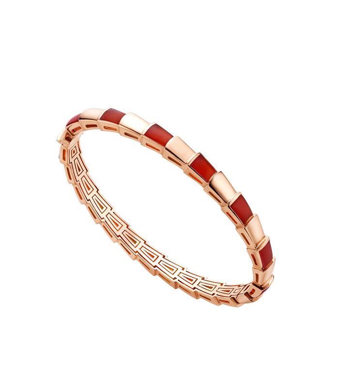 [⭐Corinne]SERPENTI BRACELET PINK GOLD RUBELLITE