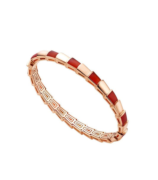 [⭐Corinne]SERPENTI BRACELET PINK GOLD RUBELLITE