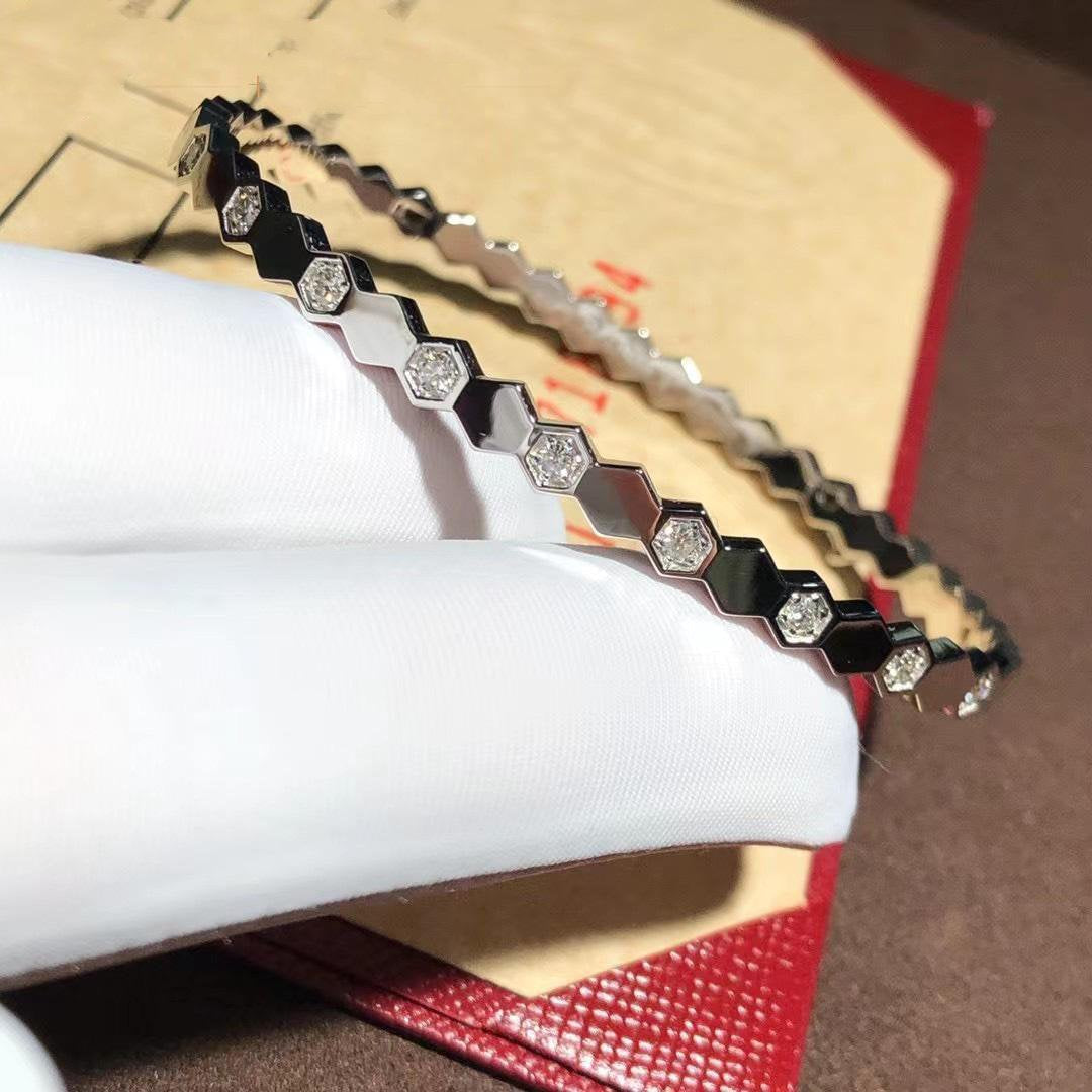[⭐Corinne]BEE LOVE SILVER DIAMOND BRACELET