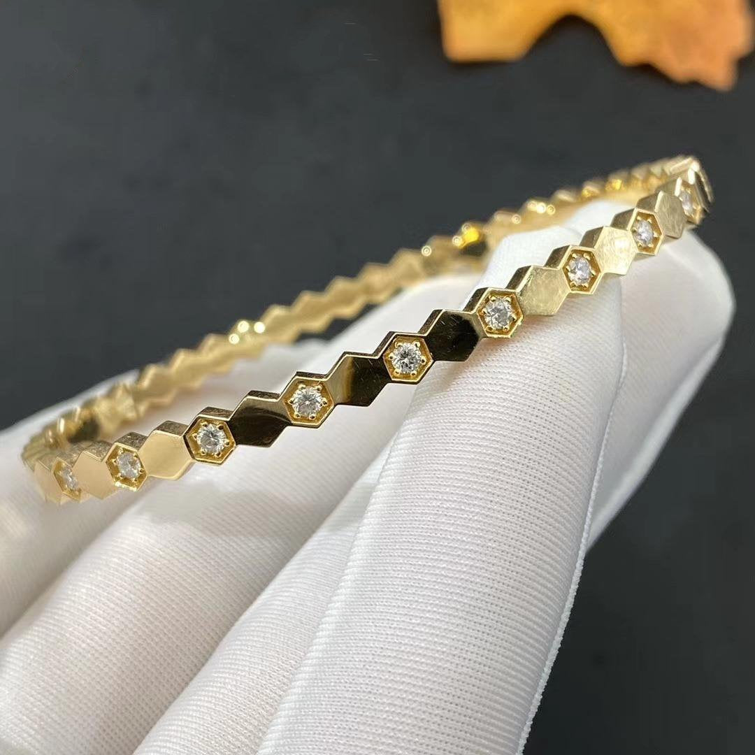 [⭐Corinne]BEE LOVE GOLD DIAMOND BRACELET