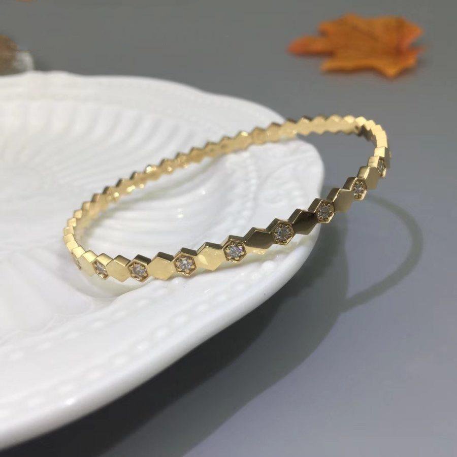 [⭐Corinne]BEE LOVE GOLD DIAMOND BRACELET