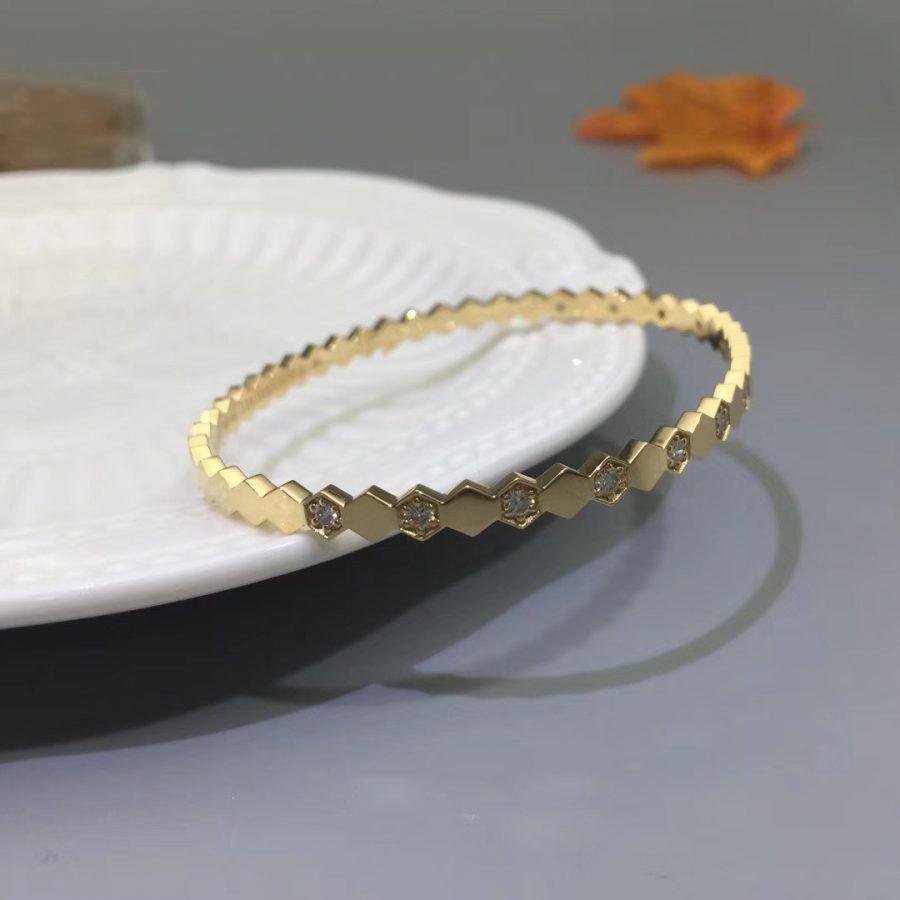 [⭐Corinne]BEE LOVE GOLD DIAMOND BRACELET