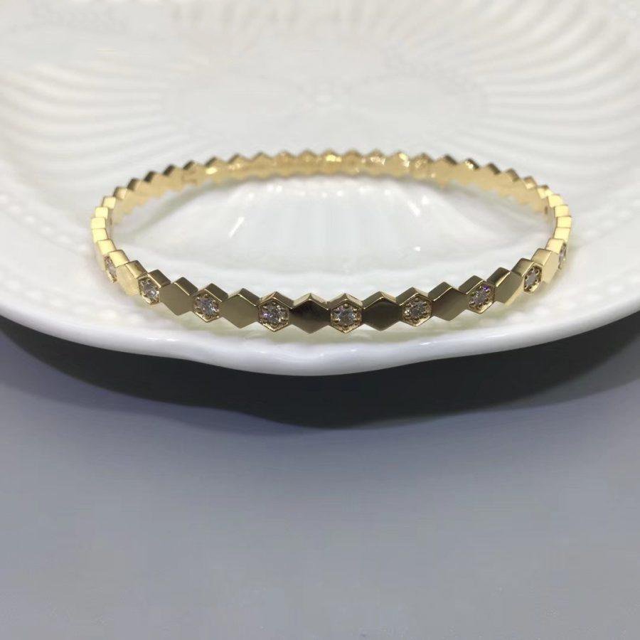 [⭐Corinne]BEE LOVE GOLD DIAMOND BRACELET