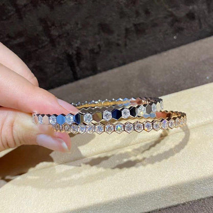 [⭐Corinne]BEE LOVE GOLD BRACELET FULL DIAMOND