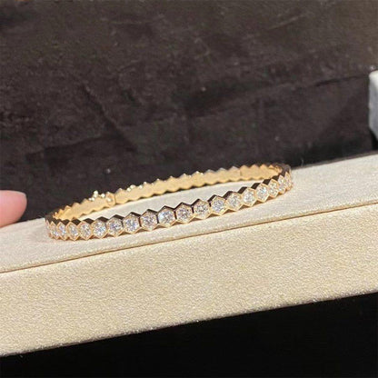 [⭐Corinne]BEE LOVE GOLD BRACELET FULL DIAMOND