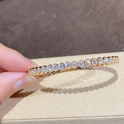 [⭐Corinne]BEE LOVE GOLD BRACELET FULL DIAMOND