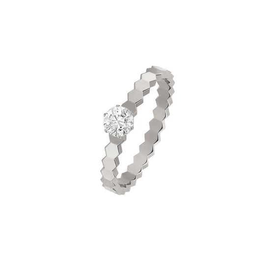 [⭐Corinne]BEE LOVE RING SILVER 1 DIAMOND
