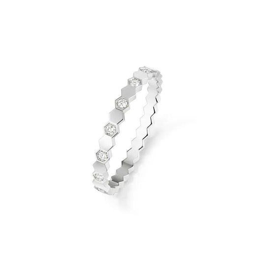 [⭐Corinne]BEE LOVE RING SILVER DIAMOND