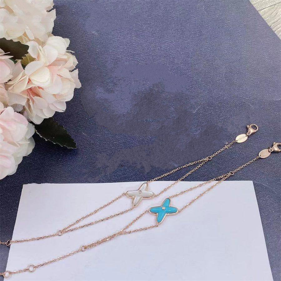 [⭐Corinne]JEUX BRACELET TURQUOISE PINK GOLD 1 DIAMOND