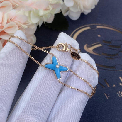 [⭐Corinne]JEUX BRACELET TURQUOISE PINK GOLD 1 DIAMOND