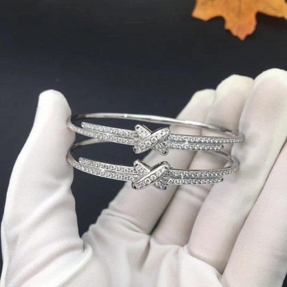 [⭐Corinne]JEUX DE BRACELET DIAMONDS SILVER