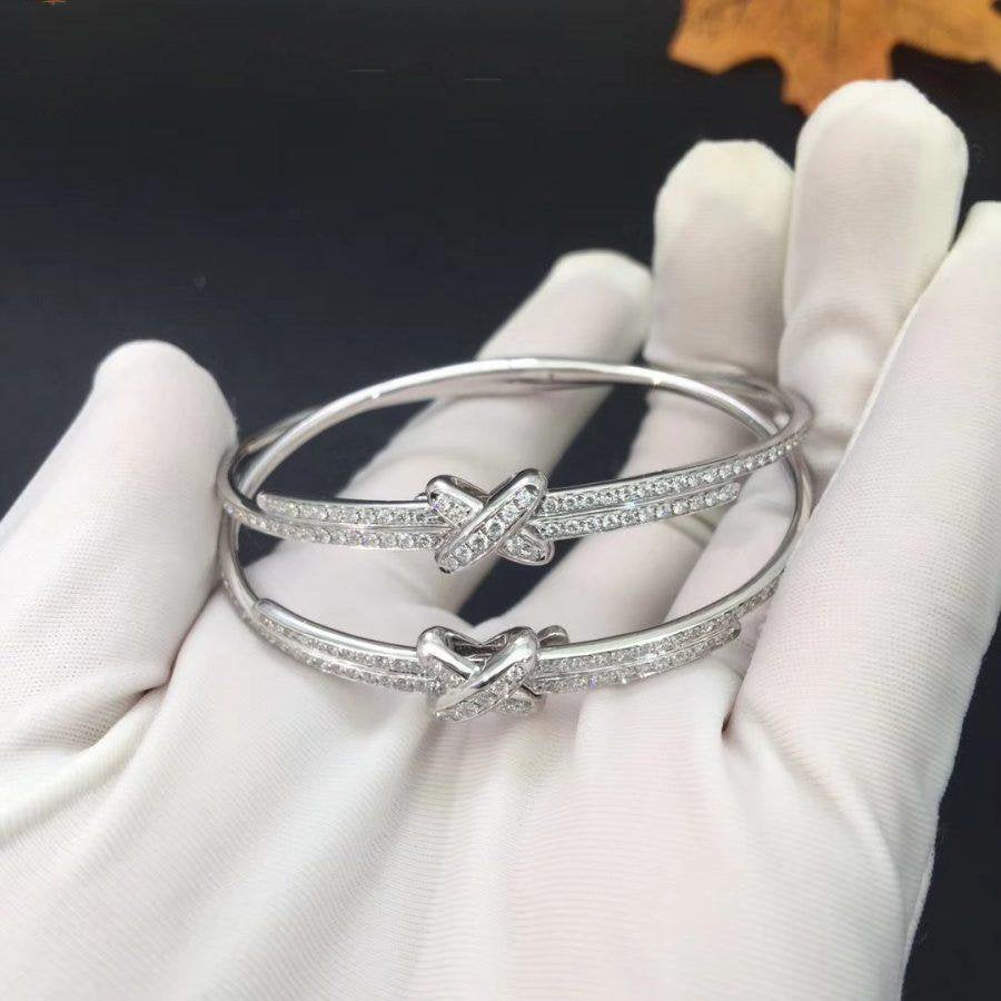 [⭐Corinne]JEUX DE BRACELET DIAMONDS SILVER