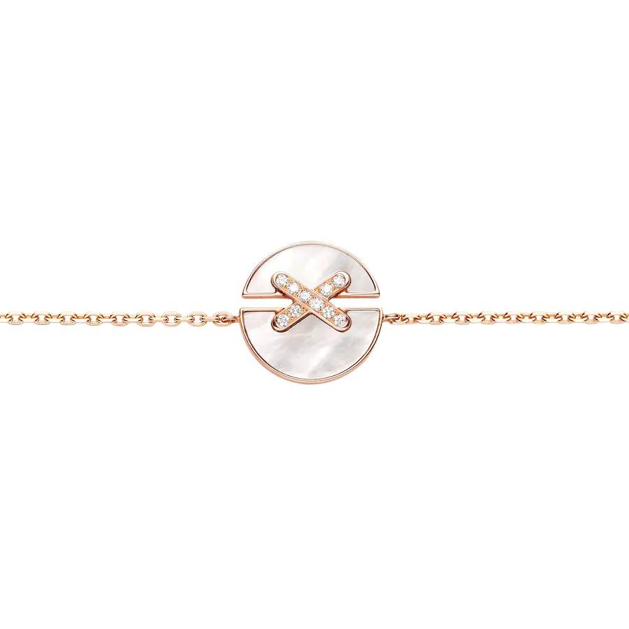 [⭐Corinne]JEUX DE BRACELET MOP PINK GOLD DIAMONDS