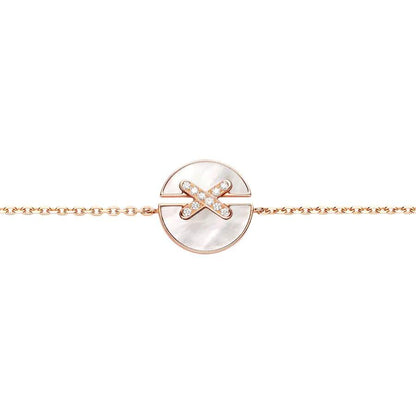 [⭐Corinne]JEUX DE BRACELET MOP PINK GOLD DIAMONDS