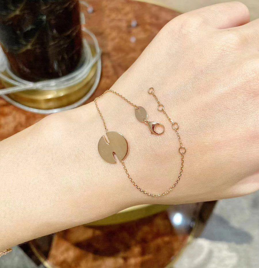 [⭐Corinne]JEUX DE BRACELET MOP PINK GOLD DIAMONDS