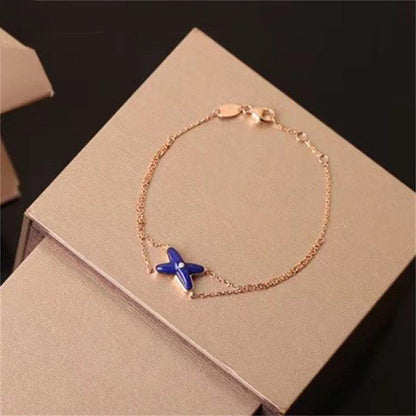 [⭐Corinne]Hollow Design Four-Leaf Clover Flower Shape Ring