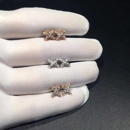 [⭐Corinne]JEUX DE DIAMOND EARRINGS