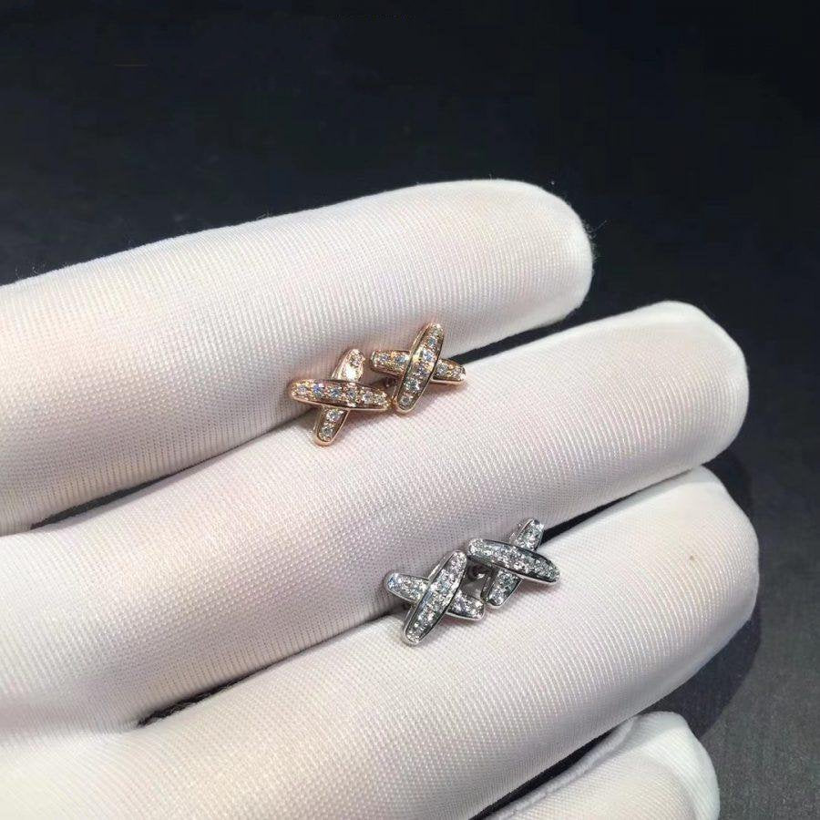[⭐Corinne]JEUX DE DIAMOND EARRINGS