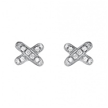 [⭐Corinne]JEUX DE DIAMOND EARRINGS