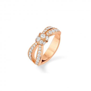 [⭐Corinne]LIENS PINK GOLD DIAMOND RING